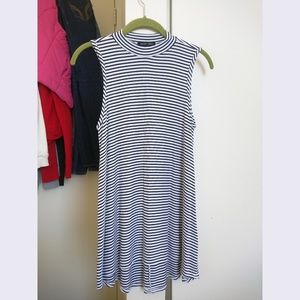 Long striped sleeveless shirt NWOT