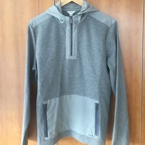 Calvin Klein Quarter-Zip Hooded Pullover