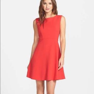 French Connection Feather Fit & Flare Dress