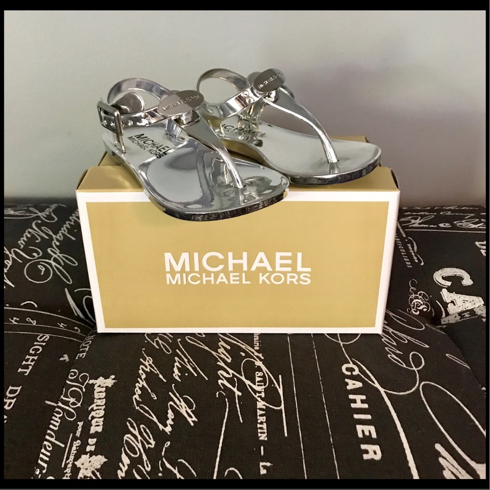 💥FIRM💥NIB!! MK Toddler T-Strap Jelly Sandals - Picture 4 of 4
