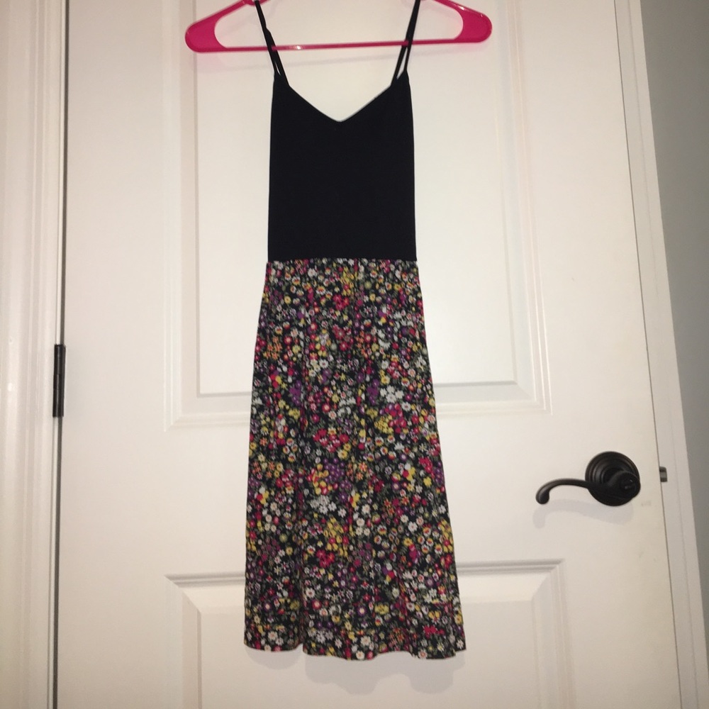 Flower print dress
