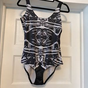 Black milk Clothing Bone Machine 2.0 Swim