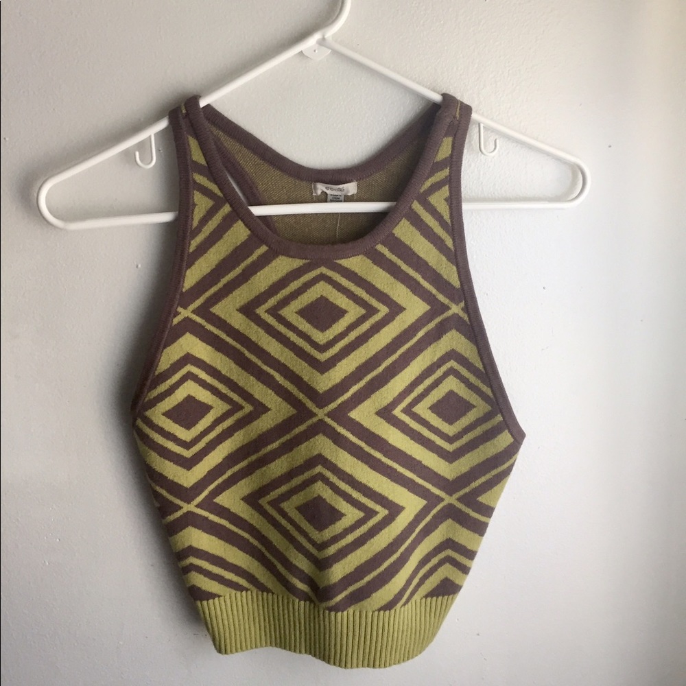 Cropped Sweater Tank