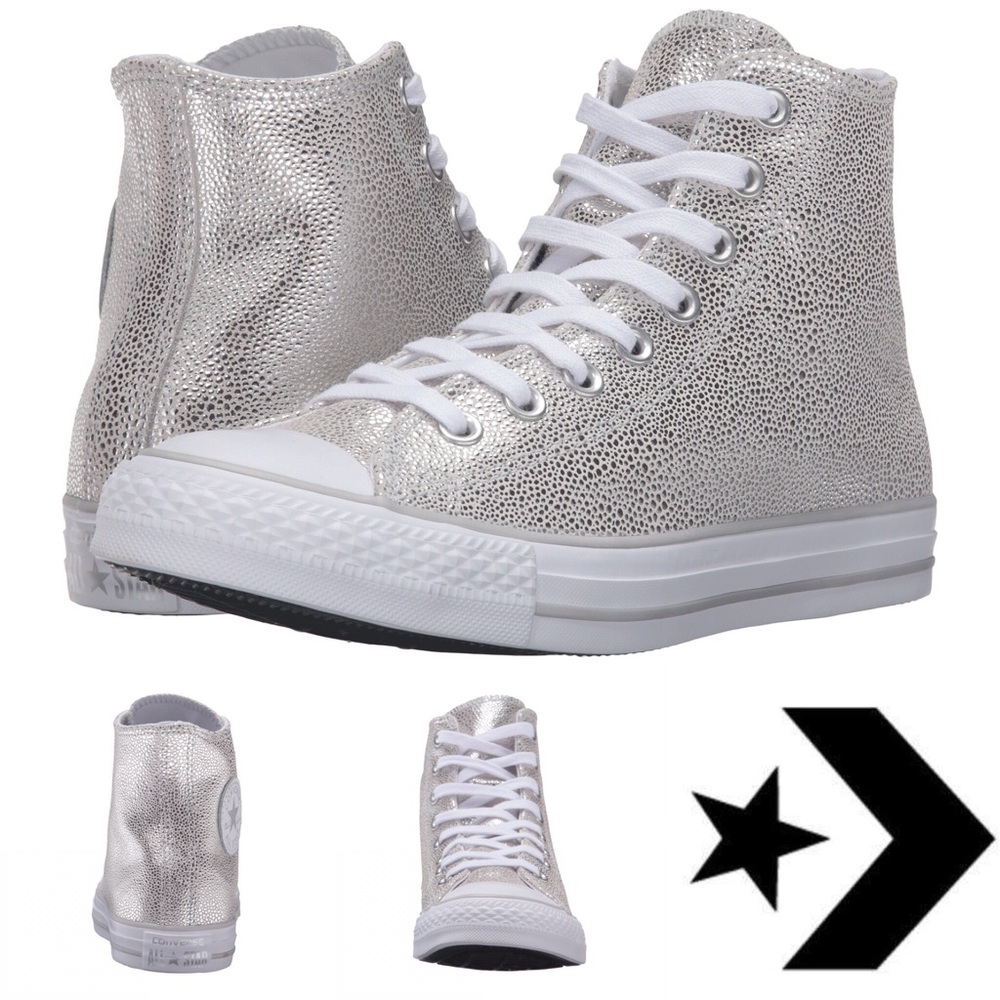 Converse Stingray Metallic Hi-Tops - 6.5