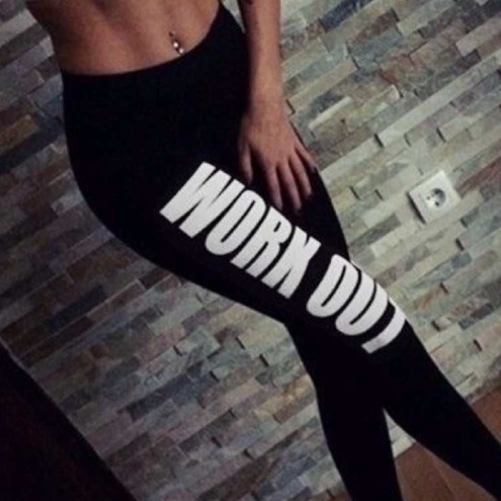 XS black workout leggings