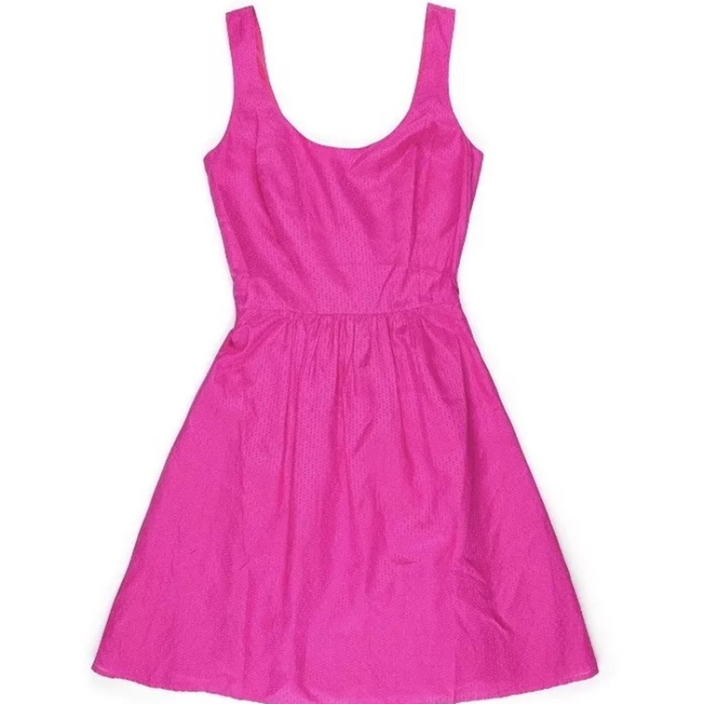 Vineyard Vines Womens Dobby Dress Brt Pink Size 2