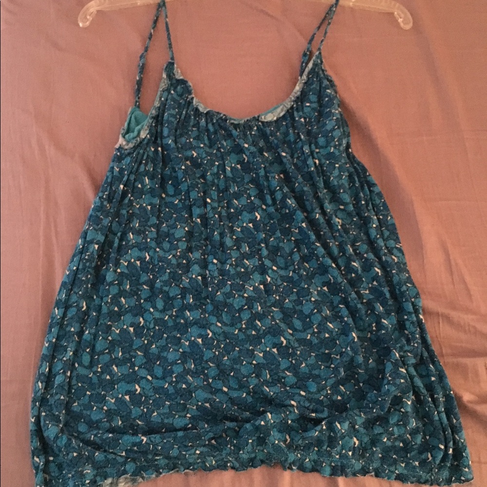 Blue tank