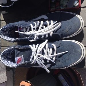 Navy blue vans high top