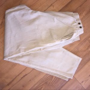 Pair of tan jean pants