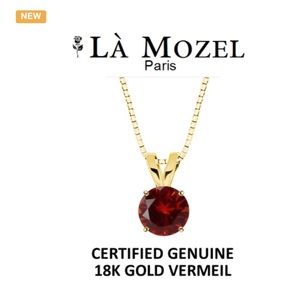 La Mozel Genuine Garnet Necklace