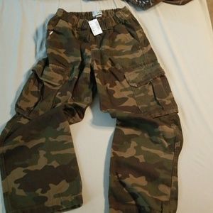 Boys cargo camp pants