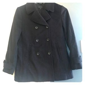 Navy Lands End Peacoat