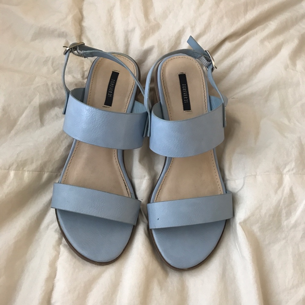 Forever 21 Light Blue Sandals
