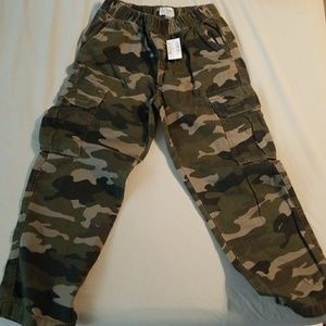 Boys cargo camo pants
