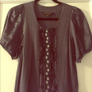 BCBG charcoal gray dress