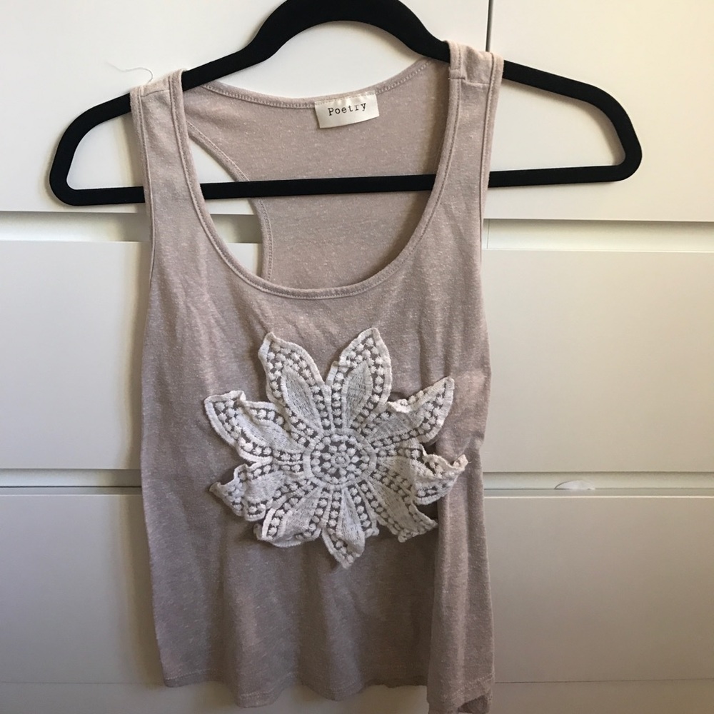 S FLORAL TANK TOP