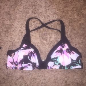 Tillys floral bikini top
