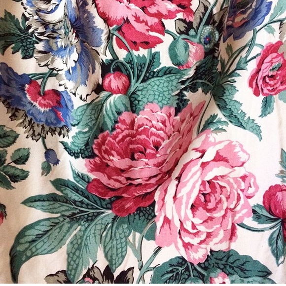 Vintage floral skirt - Picture 2 of 3