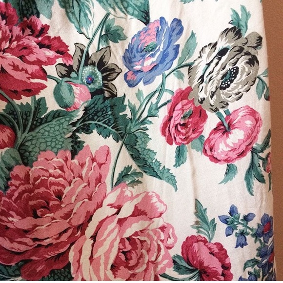 Vintage floral skirt - Picture 3 of 3