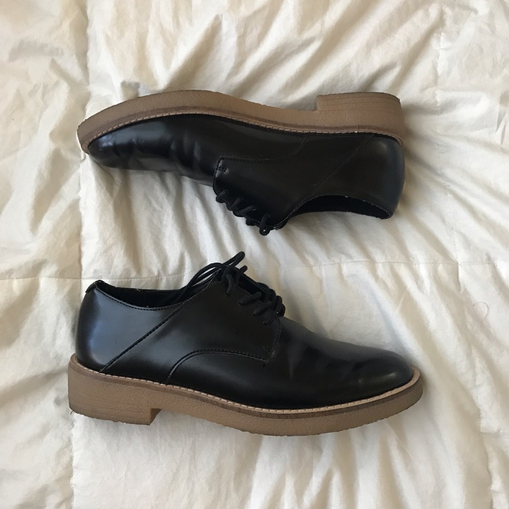 Forever 21 Black Oxford Shoes