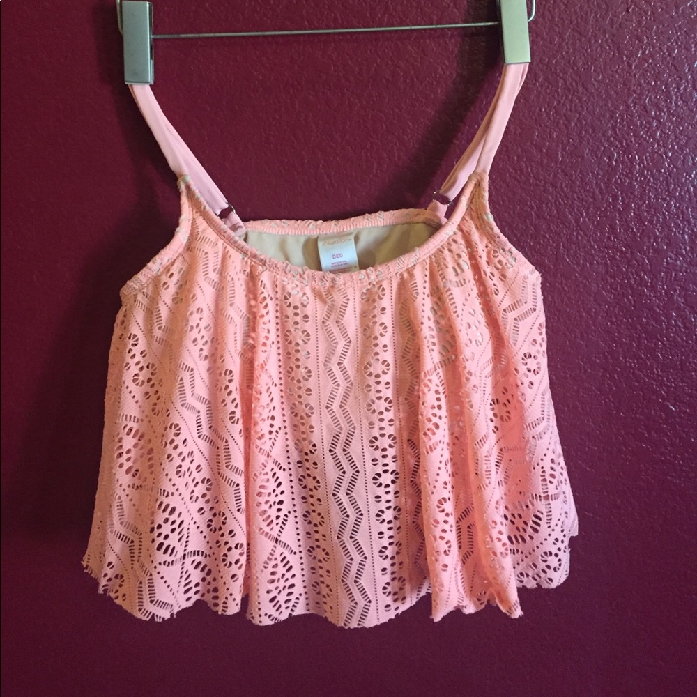 Peach swim top