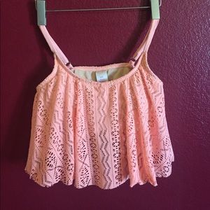 Peach swim top