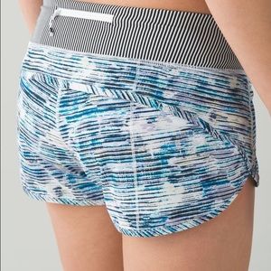 Lululemon speed shorts- Blurry Belle