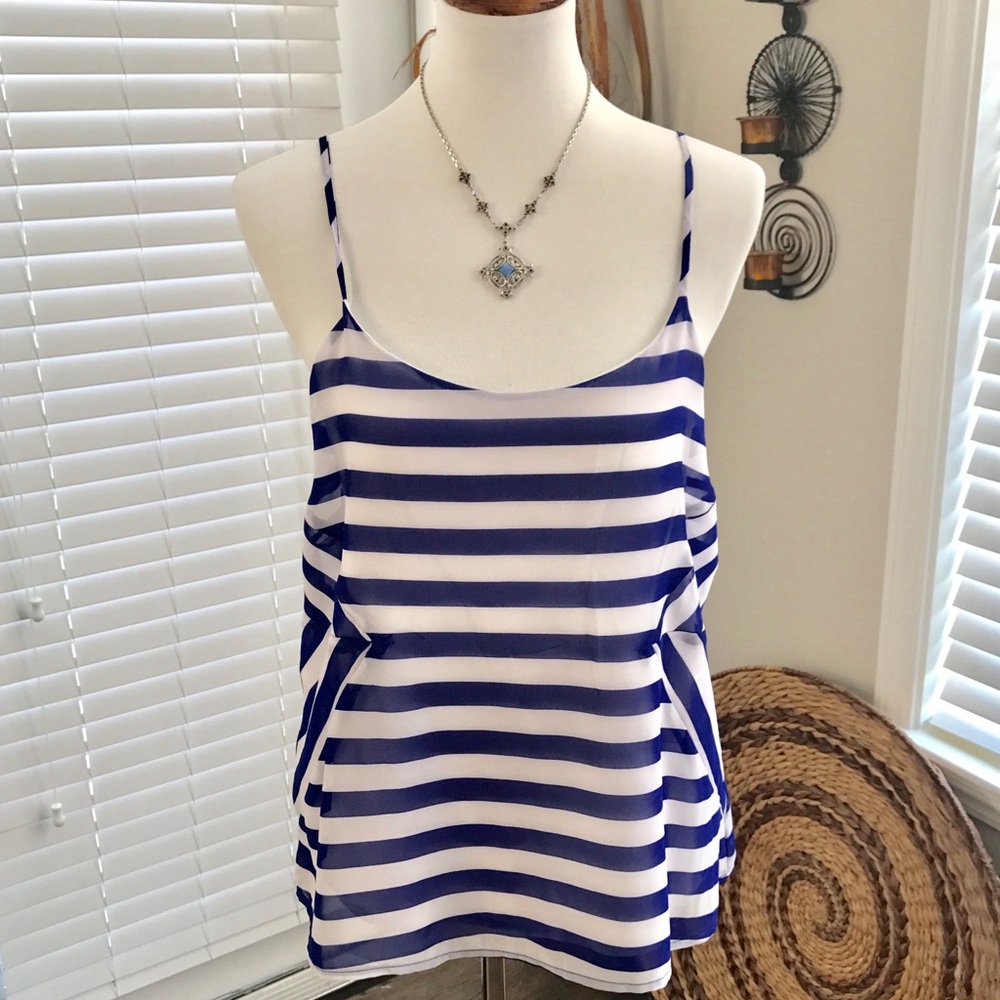 Classy Striped Tank