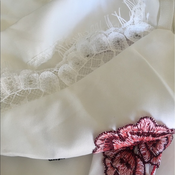 ✨Sexy Chic Rose Embroidered Strappy Mini Dress✨ - Picture 3 of 5