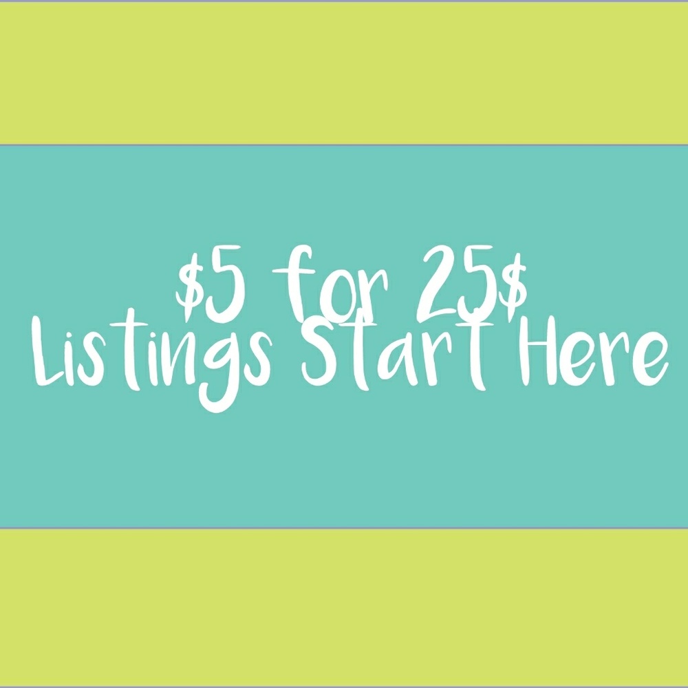 Listings under this sign are in the sale