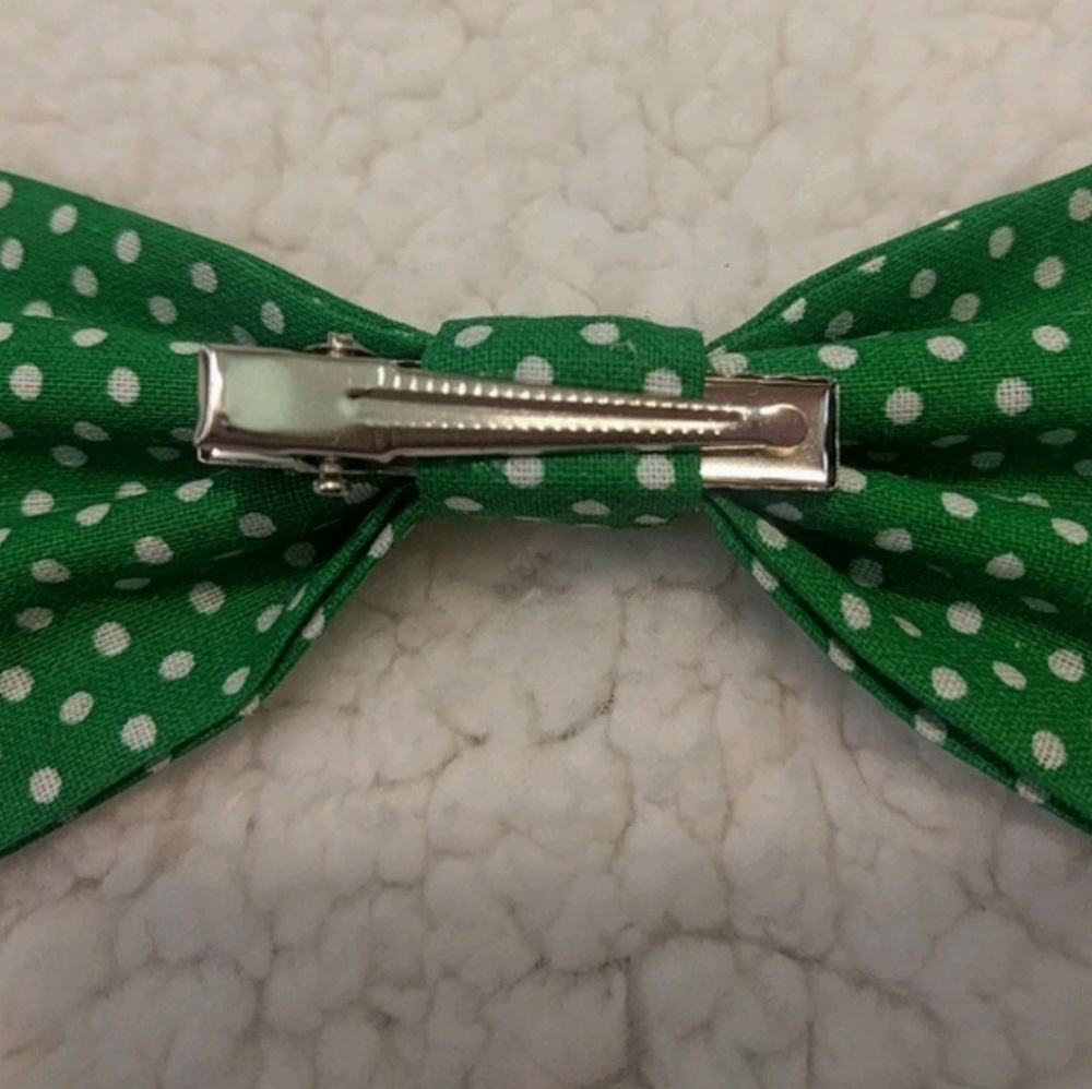 🍨BOGO 50% OFF🍨 Geometric Print Hair Bows - Picture 3 of 3