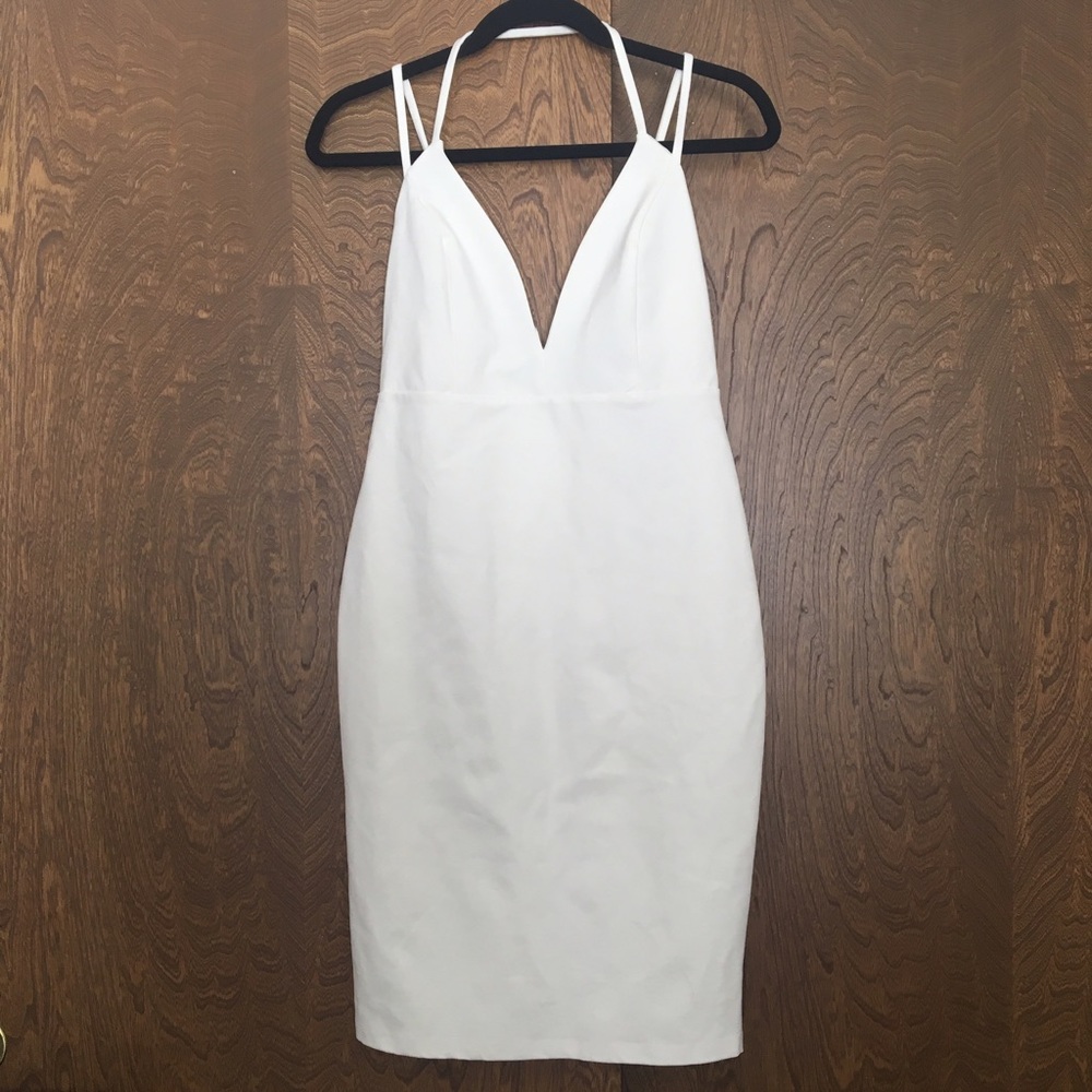 Lulu's white bodycon