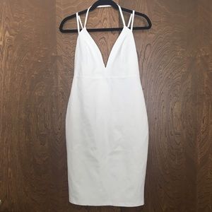 Lulu's white bodycon