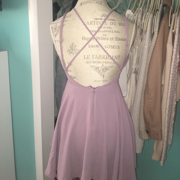 Urban Outfiters Purple ish Flowy Cute Dress - Picture 2 of 6