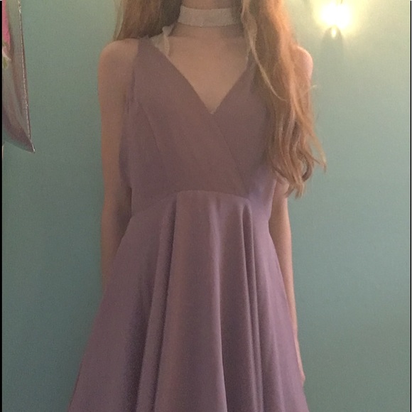 Urban Outfiters Purple ish Flowy Cute Dress - Picture 5 of 6