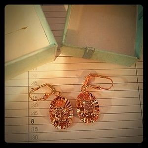 Frog earrings, never been worn!