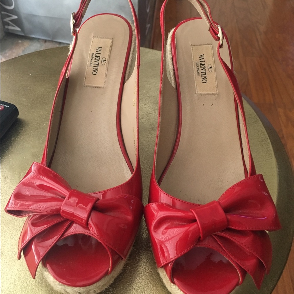 Red Valentino wedges