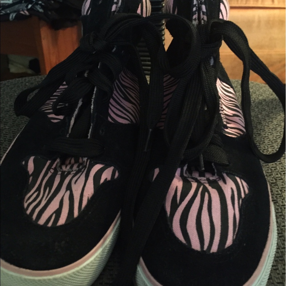 Punk Rose High Top Sneakers Like New sz 7 HOT