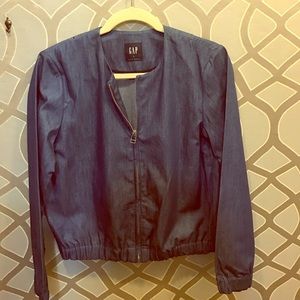 GAP denim moto jacket
