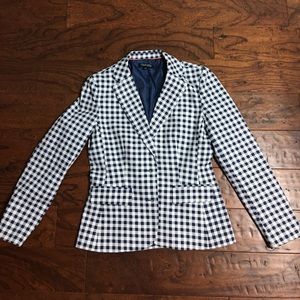 Gingham Blazer