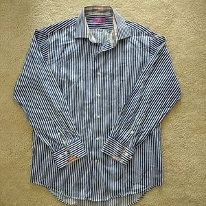 Lorenzo Uomo striped dress shirt