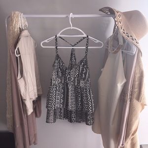 💓$8!💓Aztec layered racer back tank top