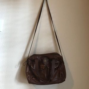 Brown leather Lucky brand purse