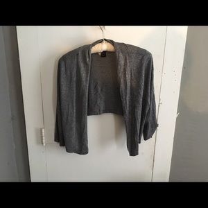 Lane Bryant glitter shrug.