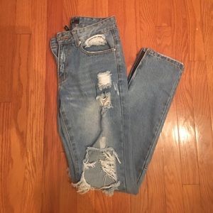 Forever 21 Men Distressed Jeans