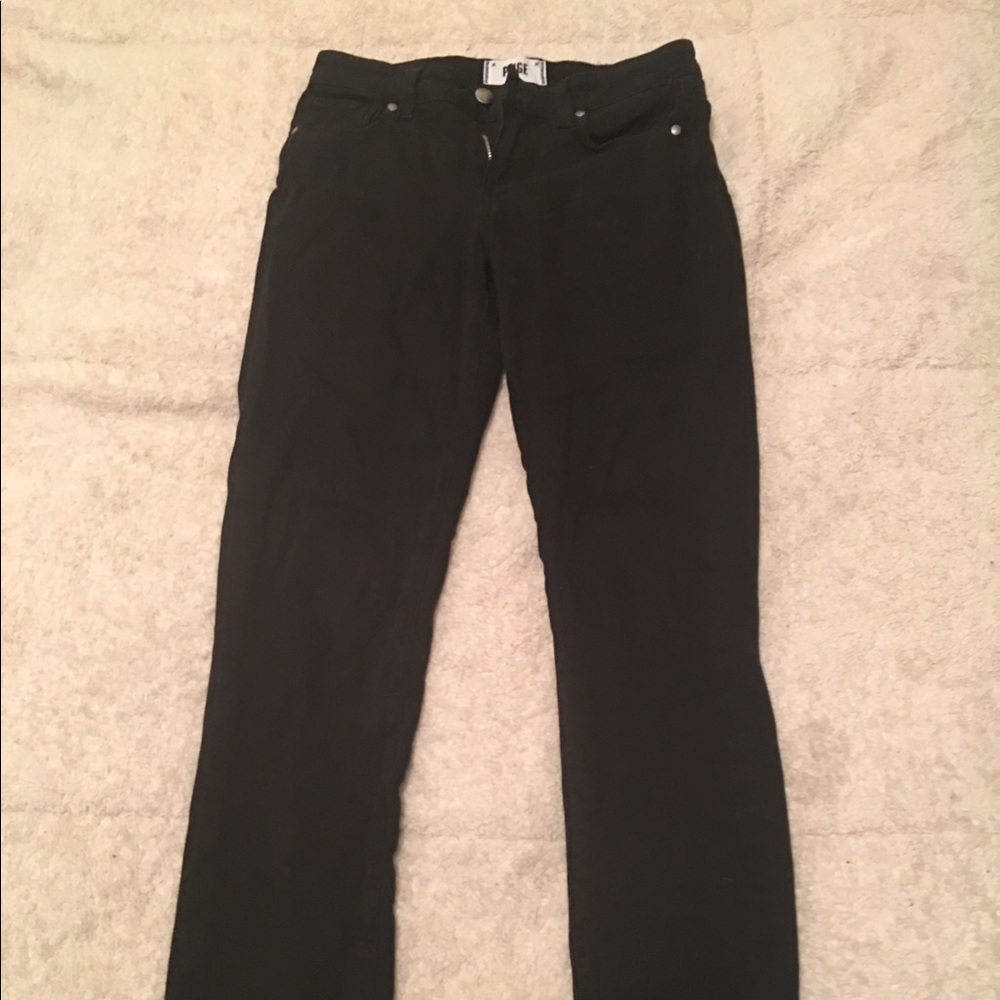 Paige skinny jeans black