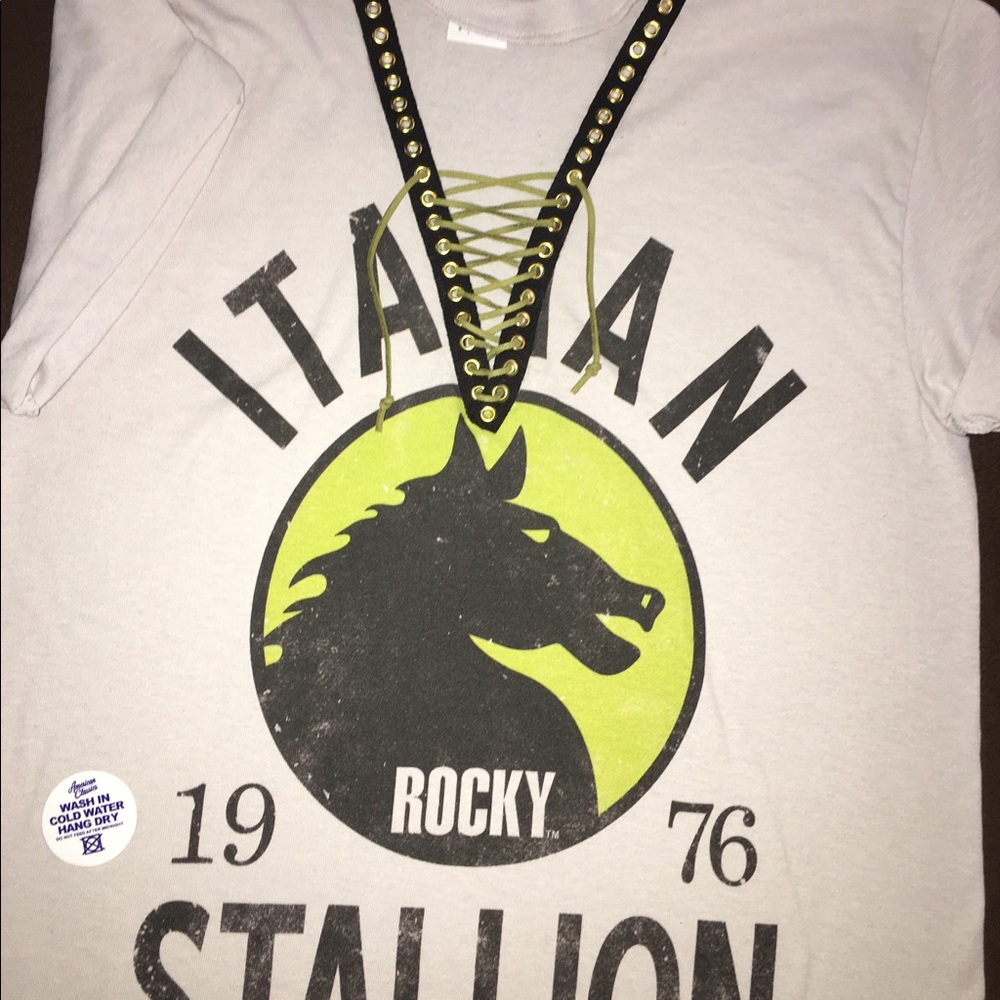 Lace up Italian station shirt