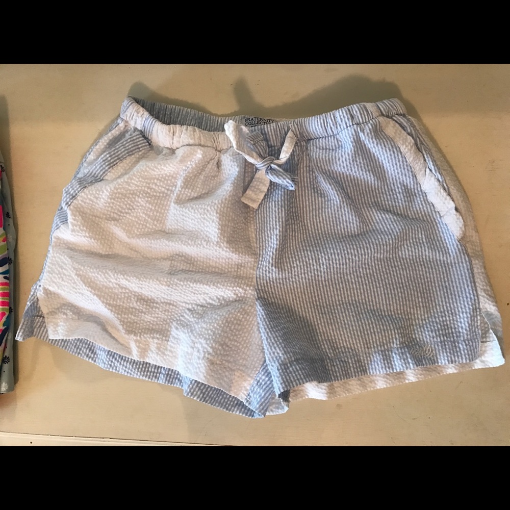 Seersucker shorts