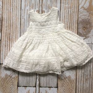 Children's place heart back lace dress