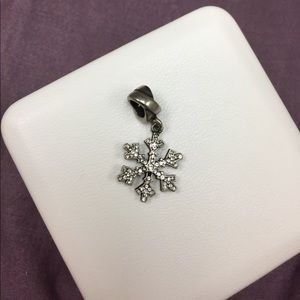 Snowflake charm for bracelet